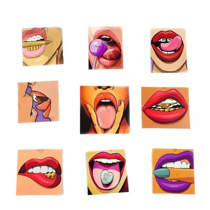 Стикери за декорация 47х бр Sexy/Beauty Girls/Секси/Красиви момичета