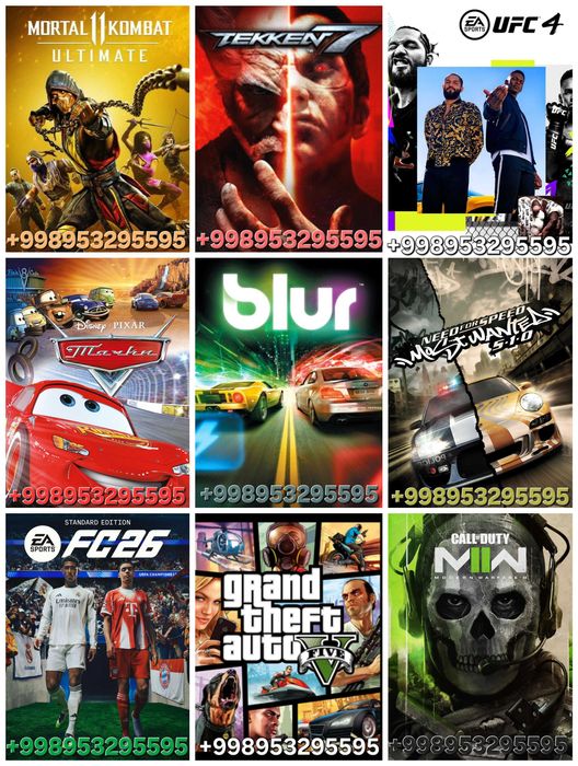 Playstation uchun Top o'yinlar запись игр для PS3 PS4 PS5