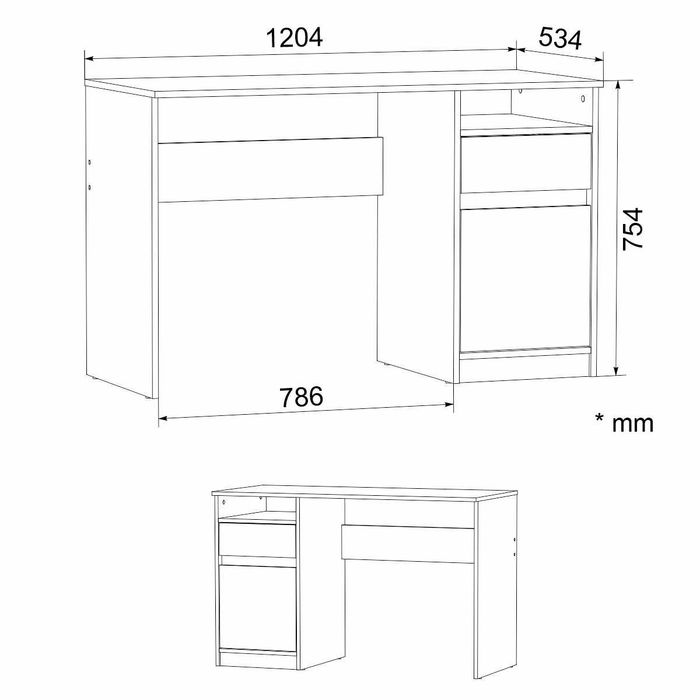 Ново! Бюро Компанит Аспирант (светло ателие/комбинация)