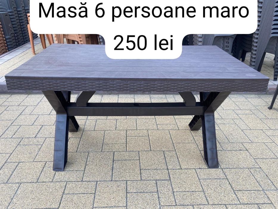 Masă și scaune grădină