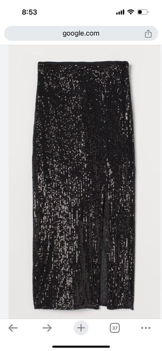 Пола с пайети размер XS