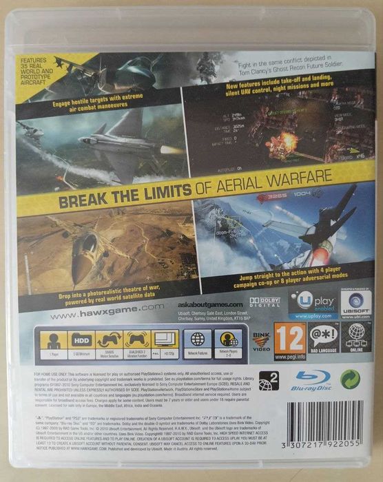 Тom Clancy's H.A.W.X. 2  - Playstation 3 (PS3)