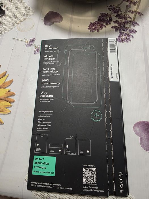 Folie regenerabila Aliensurface ptr Huawei p50 pro