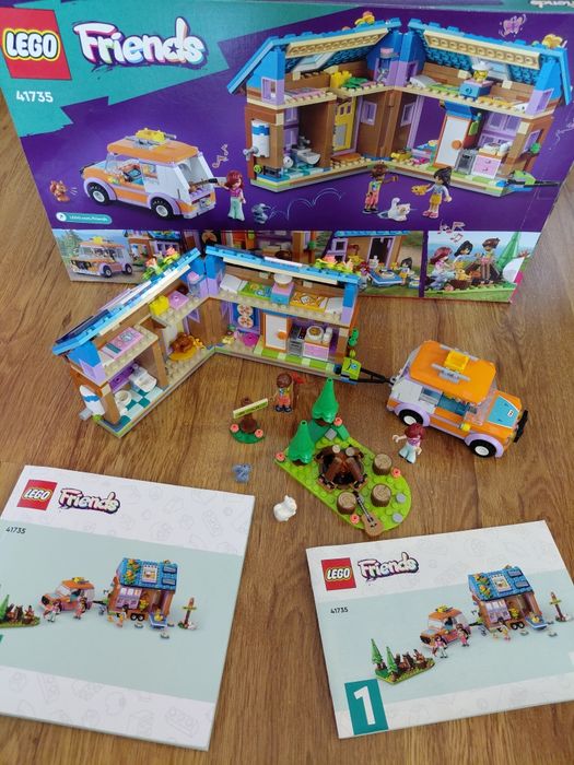 Lego каравани, LEGO Friends, Мобилен дом 41735, LEGO City Пингвинскибус 60384, LEGO City Кемпер за ваканция 60283, LEGO City Камион за сладолед 60253