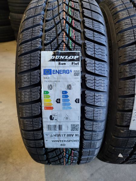 205/45/17 DUNLOP 2бр RunFlat