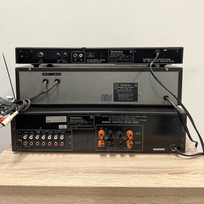 Ретро аудио система  TECHNICS - усилвател, дек, тунер