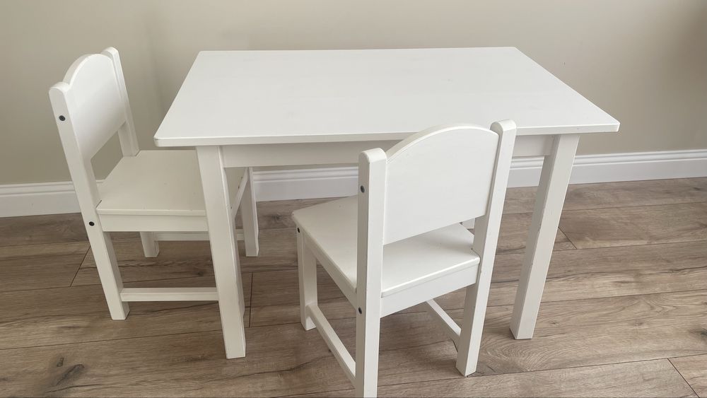 Детский Стол и 2 стула IKEA из МАССИВА СОСНЫ