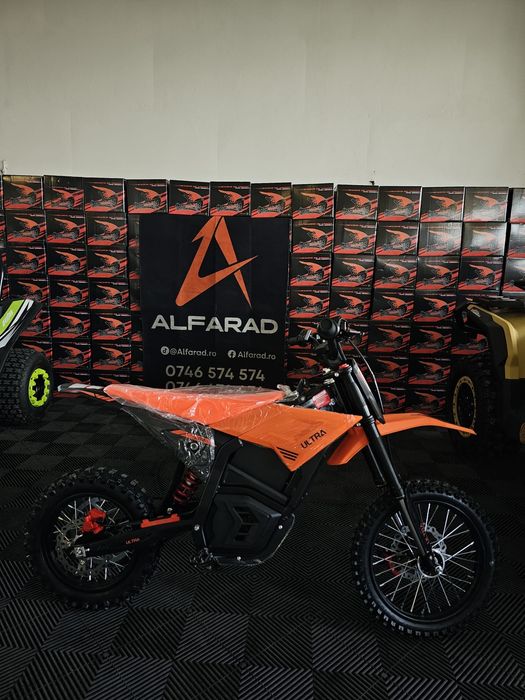 Motocross Electric pentru Copii Ultra Roti 14/12, 2500W 48V, frane hidraulice, Ecran digital, Nou adus din Germania