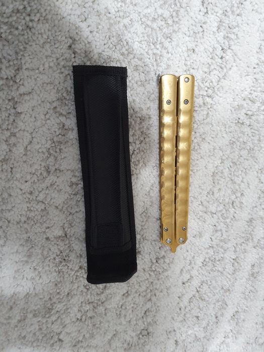 Butterfly auriu metalic