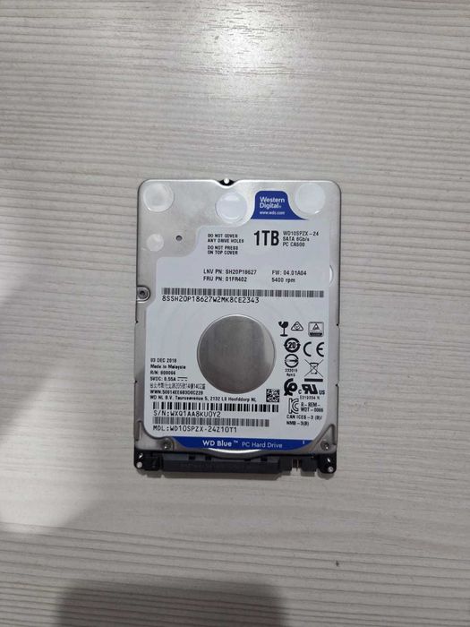Продам жесткий диск HDD 1 ТВ для ноутбука