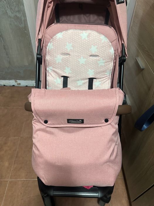 Лятна количка с покривало Chipolino - Ултера, розова