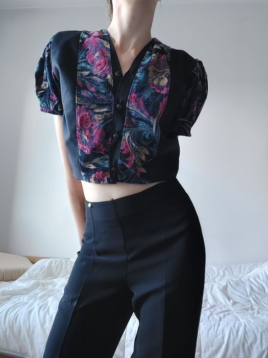 Top vintage floral S
