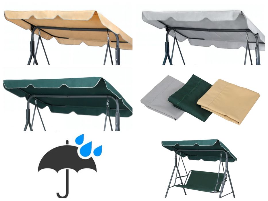 Резервен плат за градинска люлка .таван ,сенник ,размери на клиента