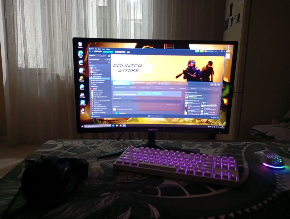 Игровой компьютер комплект с креслом