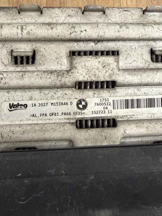 Интеркулер бмв 3.0d 2.0d N57 N47