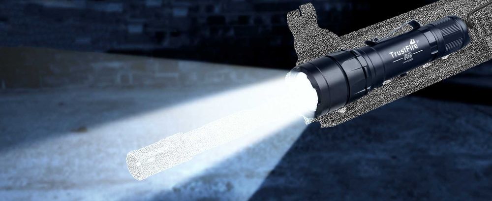 Lanterna tactica LED Trustfire T40R, TrustFire R8 Telecomanda inclusa