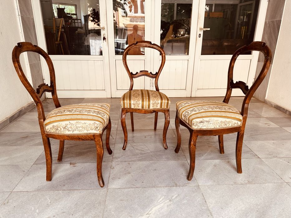 Антични шведски столове Karl Johan / Biedermeier Revival