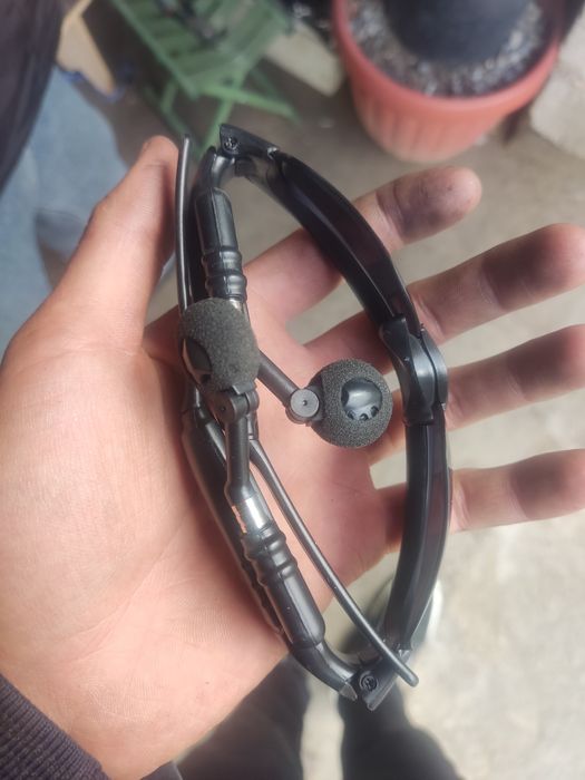 Наушники и ачки для велосипеда