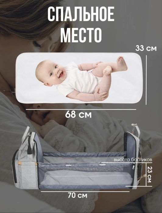 Детская сумка трансформер для мам