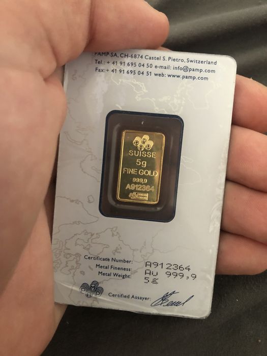 Lingou de aur 24k 5g