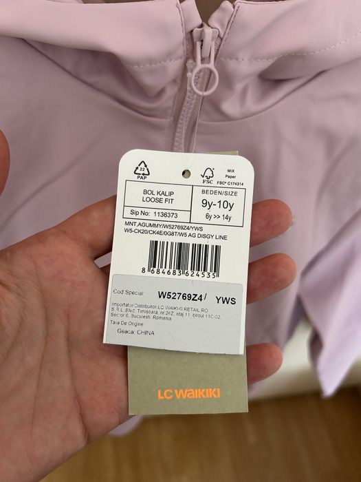 Waikiki, Geaca 9-10 ani, 134-140, roz pudrat