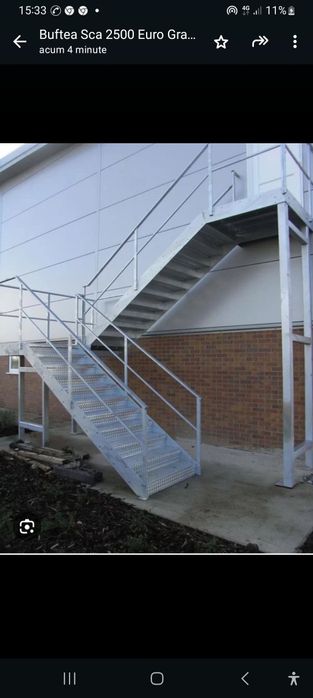 Scara metalica zincata 4mm