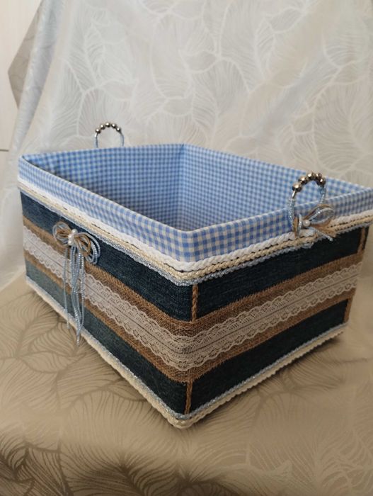 Ръчно изработени кутии за бебешки и детски принадлежности