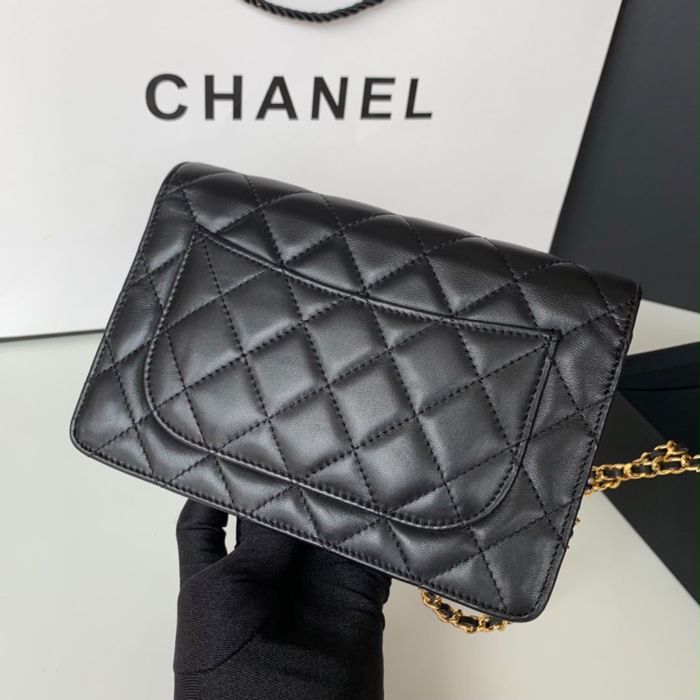Geanta Chanel wallet on chain premium piele naturala pe comanda
