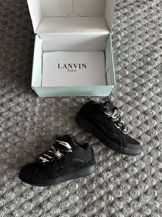 adidasi Lanvin Curb Leather Black 42-44