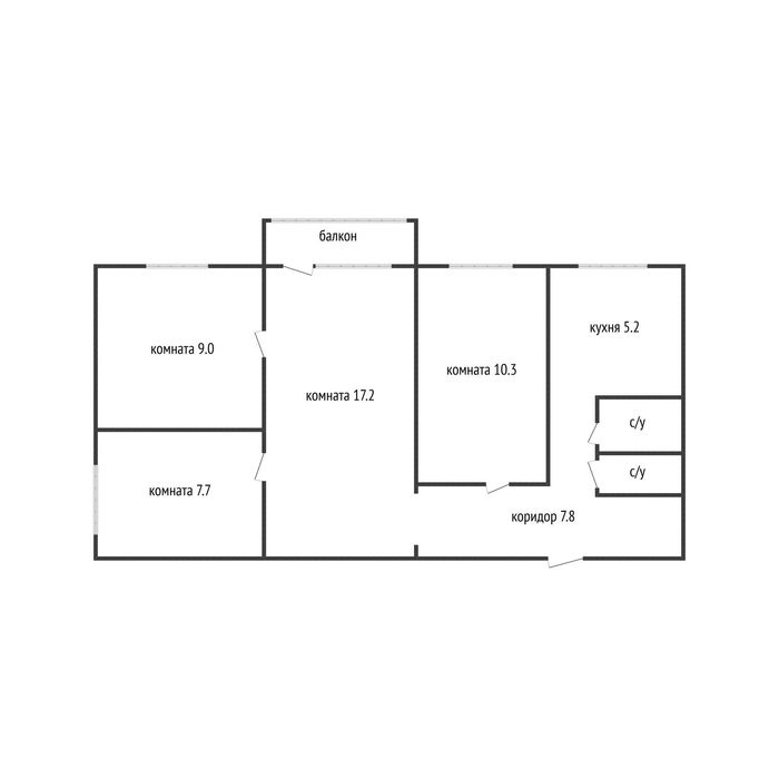 Продажа 4-комнатной квартиры