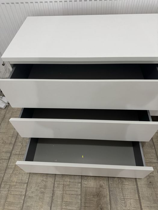 Comoda alba 6 sertare