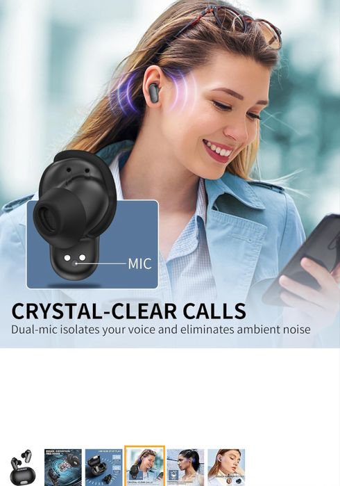 Bugani wireless слушалки с дълбок бас