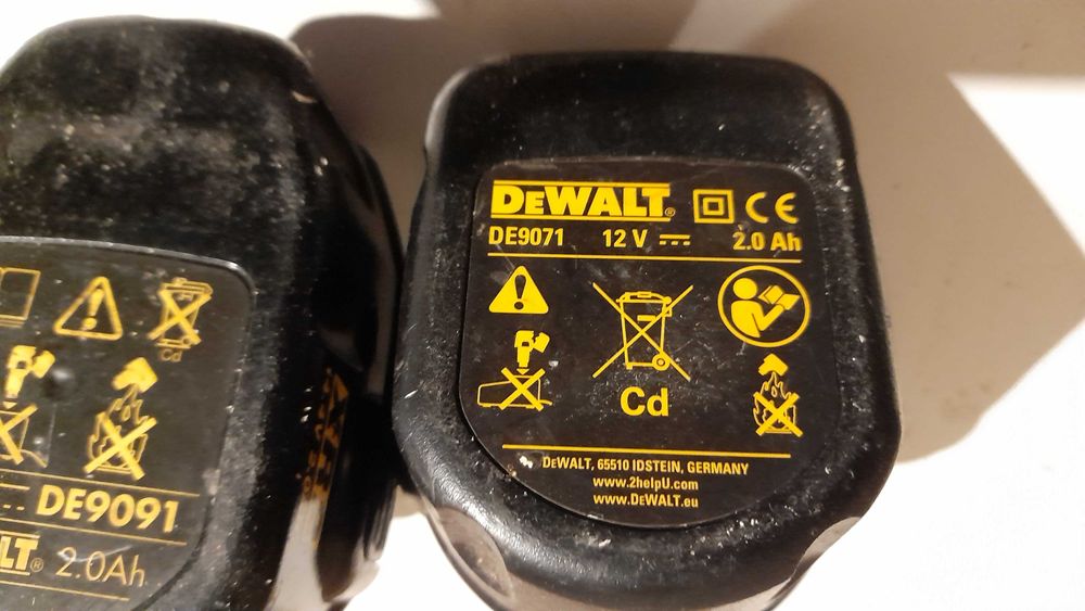 acumulatorii dewalt 18v-14,4v-12v