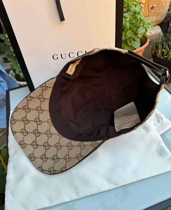 Sapca originala Gucci bej nouă cu factura