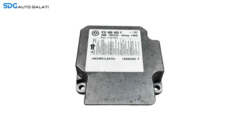 Unitate Modul Calculator Airbag - uri Index 04 Seat Alhambra 2001 - 2010 Cod 1C0909605F [L6024]
