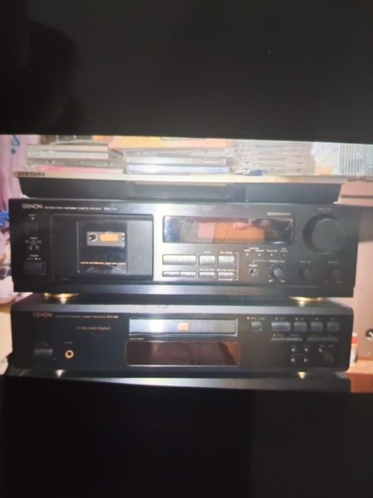 Deck și cd player denon