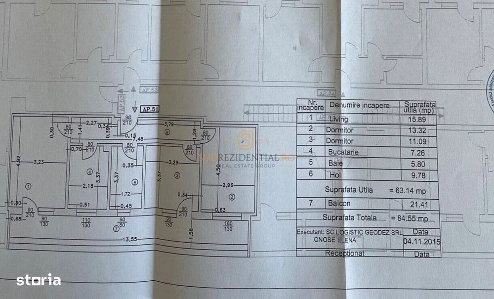 Apartament 3 camere, terasa generoasa, acces metrou Aparatorii Patriei