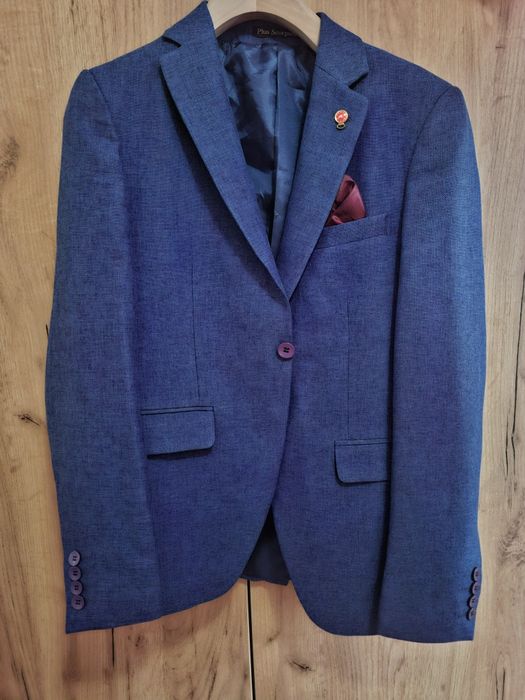 Costum elegant barbati albastru