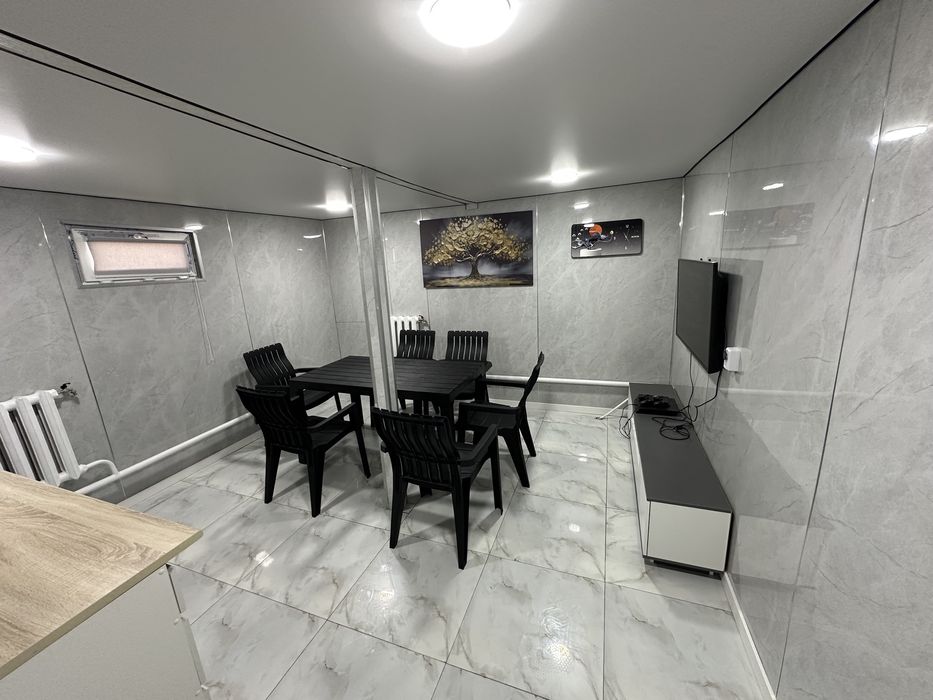 Сауна на дровах и бассейн кароке