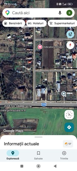 Teren Movila ,DB ,intravilan de vanzare