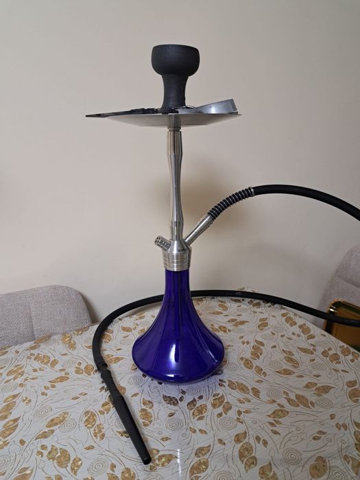 Narghilea inox cu toate accesoriile