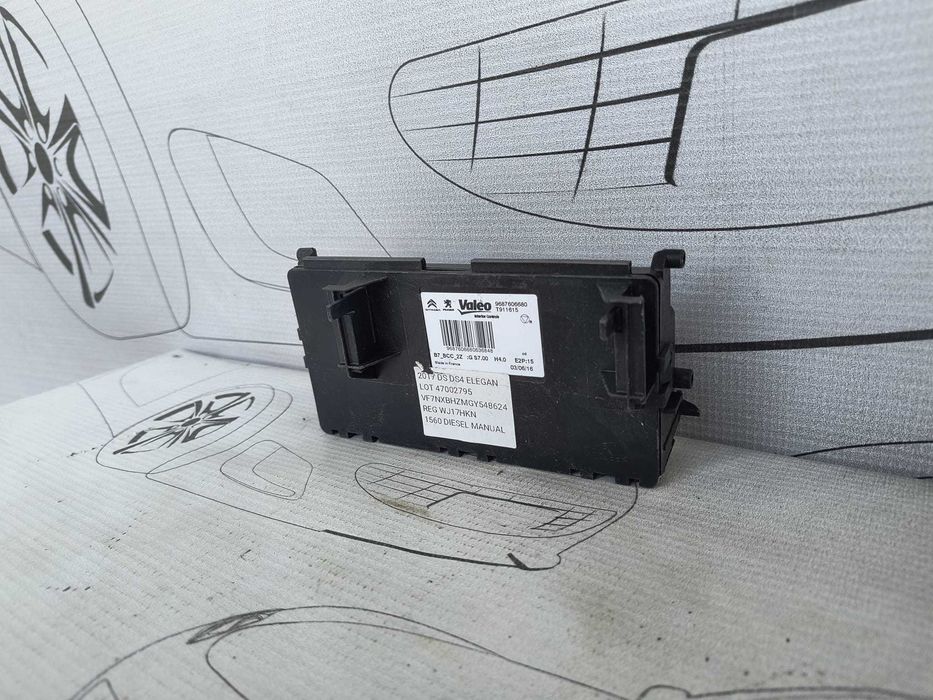 Modul Climatizare / Calculator Climă Valeo Citroen DS4 2017 / 2011-2018 Cod OEM 9687606680 (5G2)