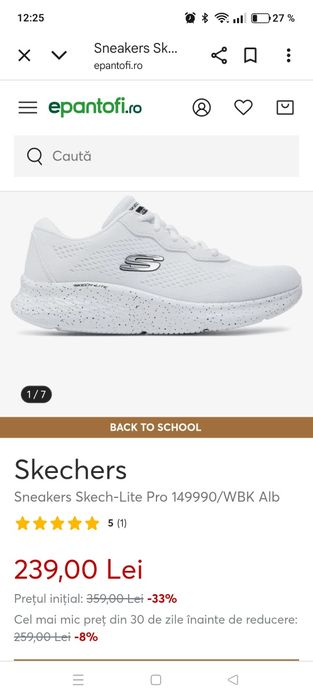 Vând adidași noi Skechers