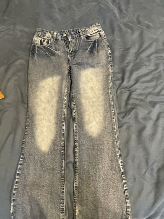 продаю светлые фларед джинс