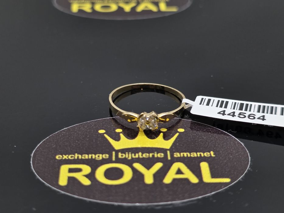 Bijuteria Royal: Inel aur 14k/0.90