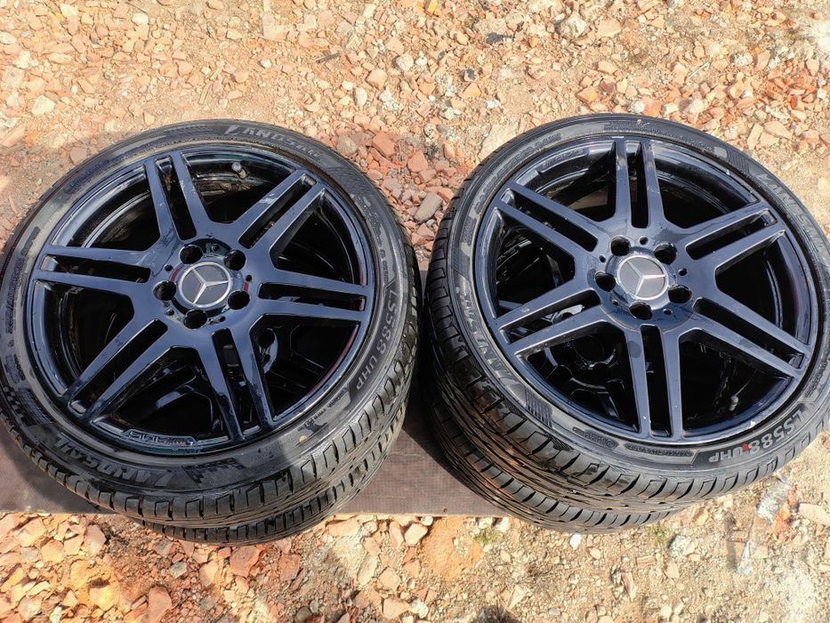 Jante Mercedes R18 doua dimensiuni+anvelope noi vara
