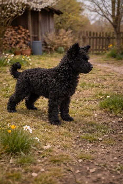 Pui rasa Pumi cu parinti Pedigree