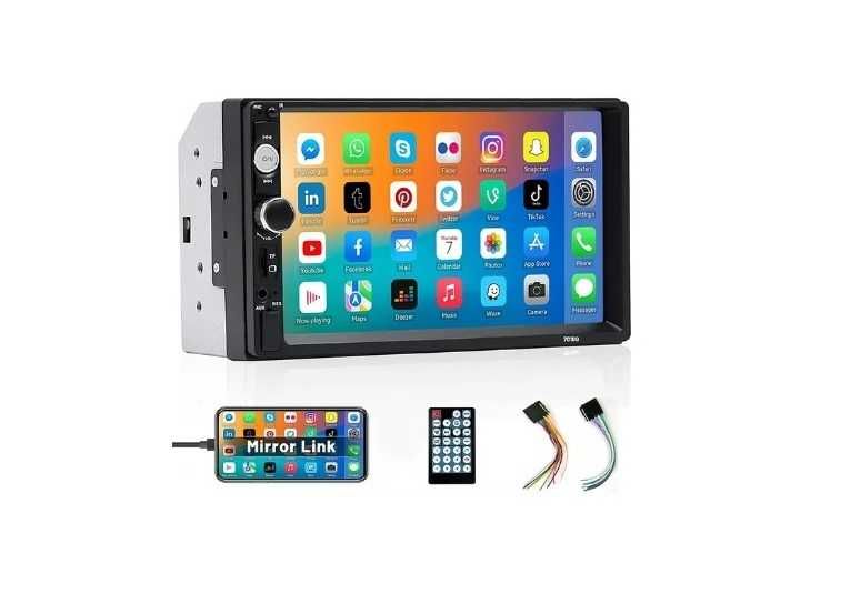 Dvd auto 2 din cu camera Mirrorlink