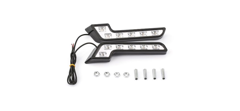 Set 2 Proiectoare Lumini de Zi Auto DRL Universale