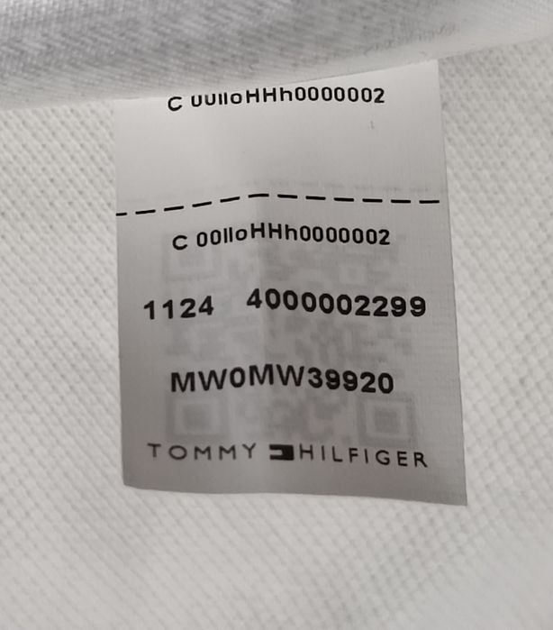 Tommy Hilfiger Shirt оригинална тениска 3XL памучна бяла фланелка
